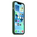 Силиконовый чехол MagSafe для iPhone 13 mini, цвет «зелёный клевер»